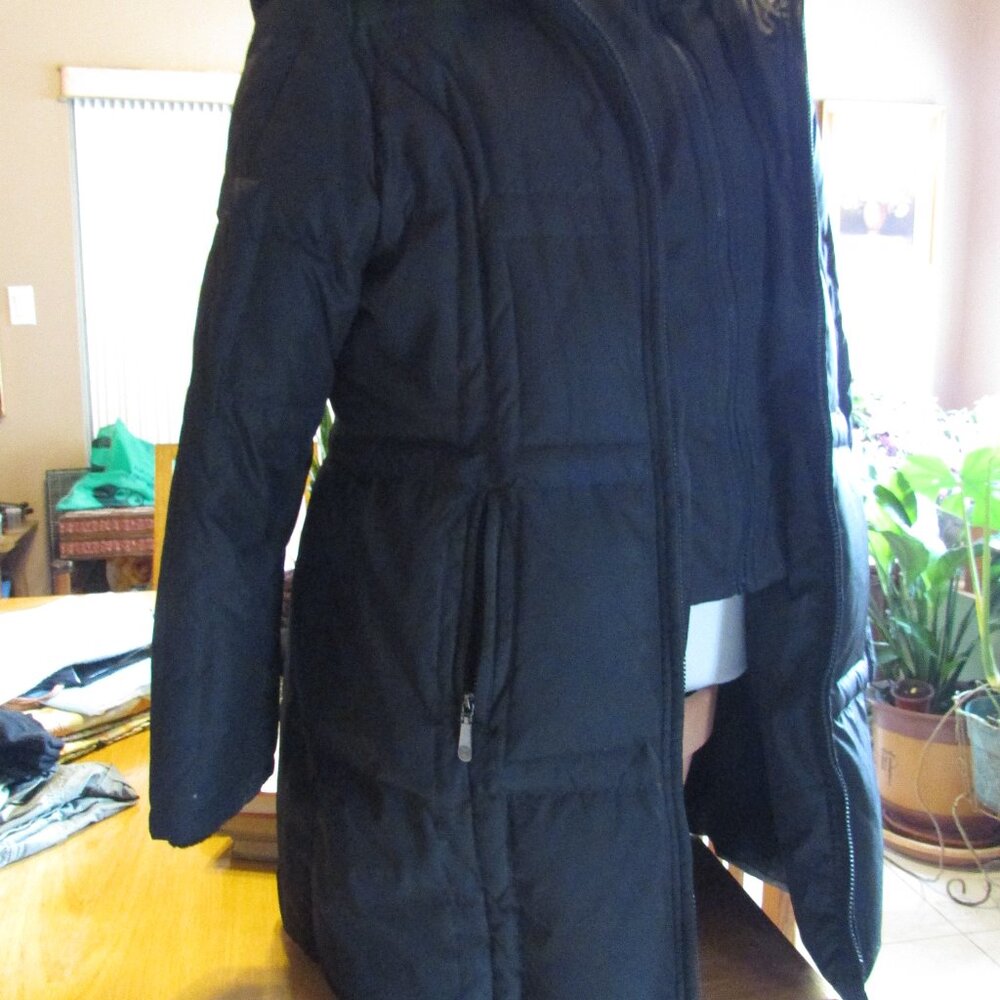 Double zippered Hooded down jacket